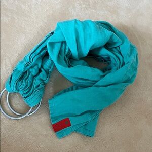 Turquoise Ring-Style Scarf Wrap